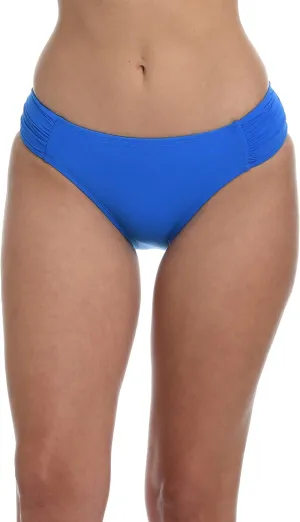La Blanca Women's Standard Island Goddess Side Shirred Hipster Swimsuit Bottom