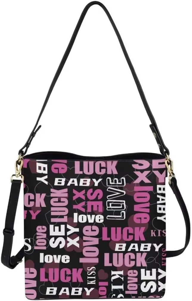 Leather Bucket Bags for Women Satchels Bucket Purse Large Tote Bags Commuting Crossbody Handbag Fashion Hobo Bags