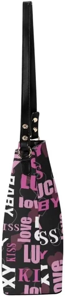 Leather Bucket Bags for Women Satchels Bucket Purse Large Tote Bags Commuting Crossbody Handbag Fashion Hobo Bags