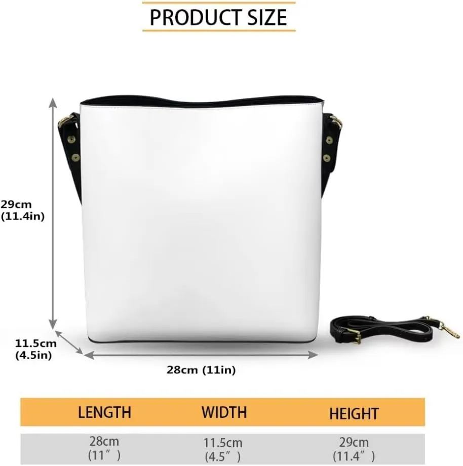 Leather Bucket Bags for Women Satchels Bucket Purse Large Tote Bags Commuting Crossbody Handbag Fashion Hobo Bags