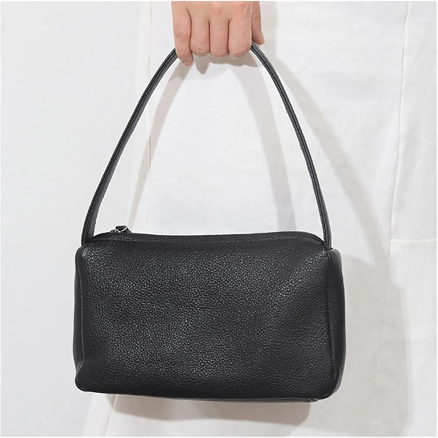 Leather Women Bags Vintage Hobos Female Leather Handbags Ladies Shoulder Bags Crossbody Bags For Women(Brown)
