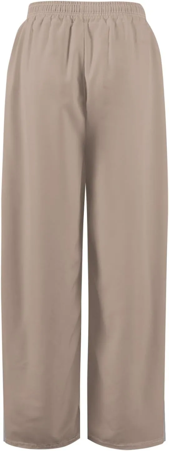 Linen Pants Women High Waisted Wide Leg Pants Drawstring Palazzo Lounge Pant Summer Beach Vacation Trousers