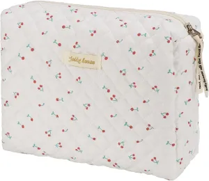 Makeup Cosmetic Bag,Cotton Large Travel Organizer Toiletry Bag for Women for Toiletries Accessories Brushes
