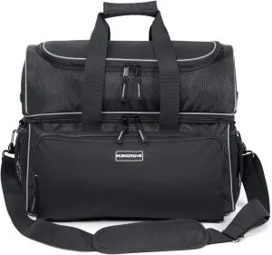Mangrove 2 Ball Bowling Bag - Double Bowling Ball Bag with Dual Padded Holder & Mutiple Pockets - Fits Shoes Up to Mens Size 16 and Accessories