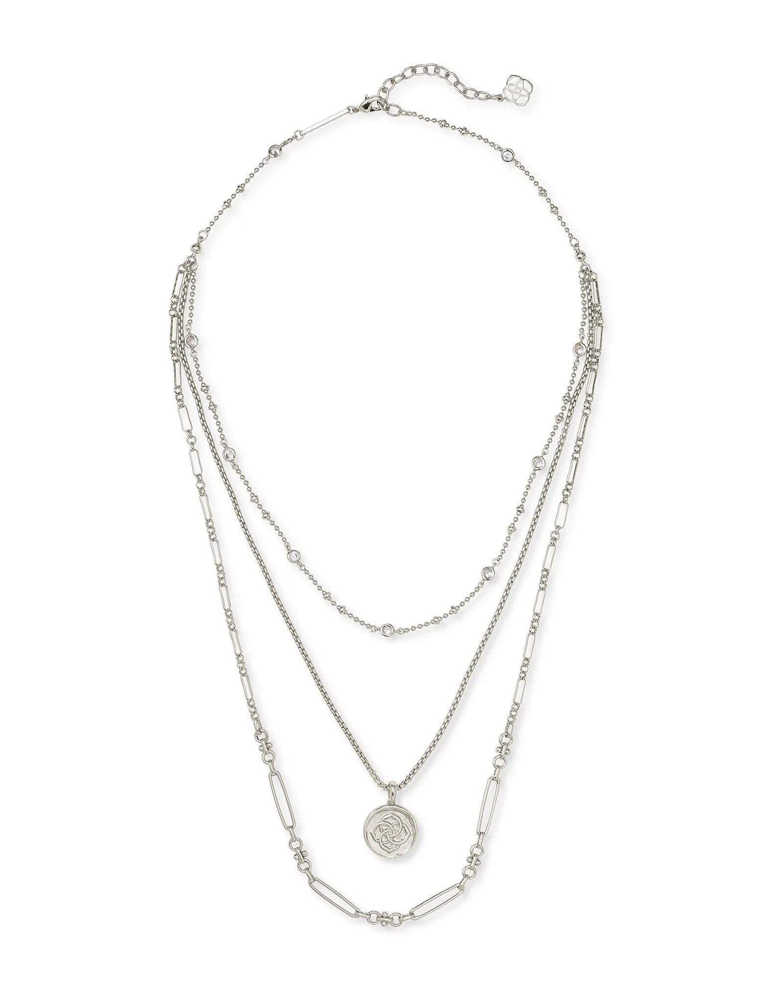 Medallion Coin Triple Strand