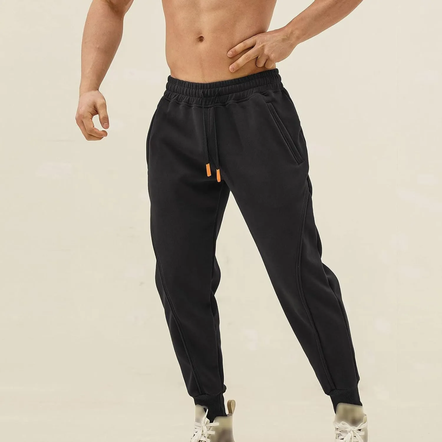 Mens Casual Pants Cargo Trousers Straight Fitness Pant Work Wear Combat Safety Overalls Trouser with Multi-Pockets