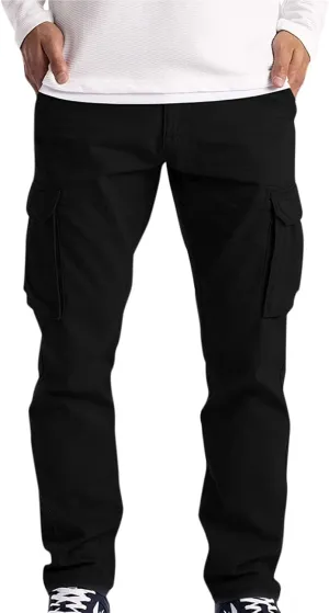 Men's Fashion Loose Handsome PocketJeans Pants Tooling Camouflage Pants M-4XL