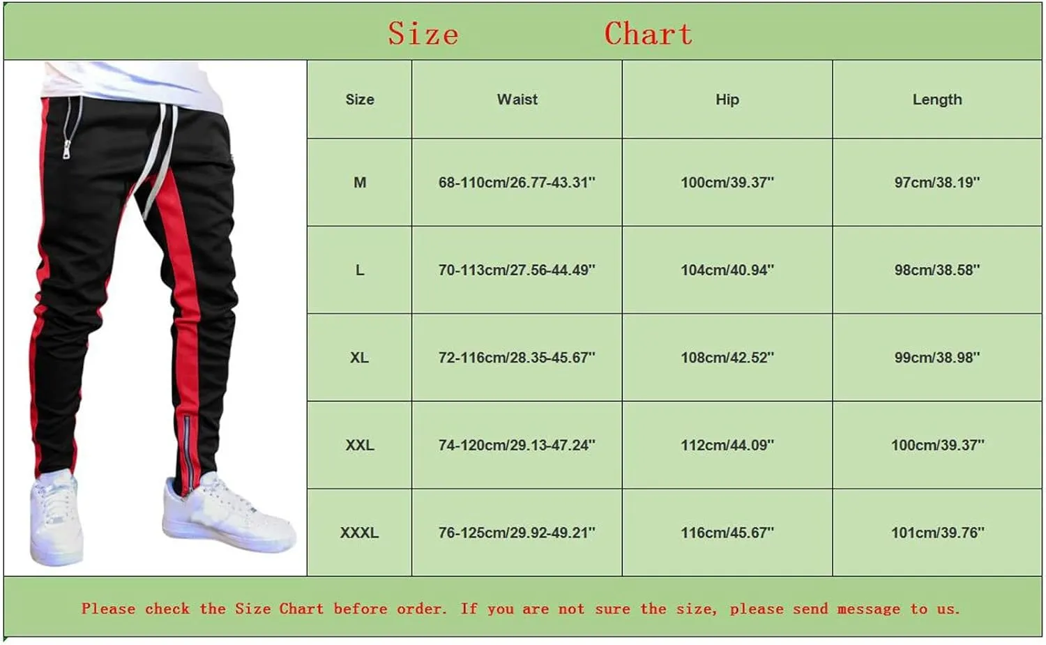 Men's Joggers Cargo Pants Slim Fit Drawstring Fashion Pants Sweatpants Casual Work Chino Pants with Pockets