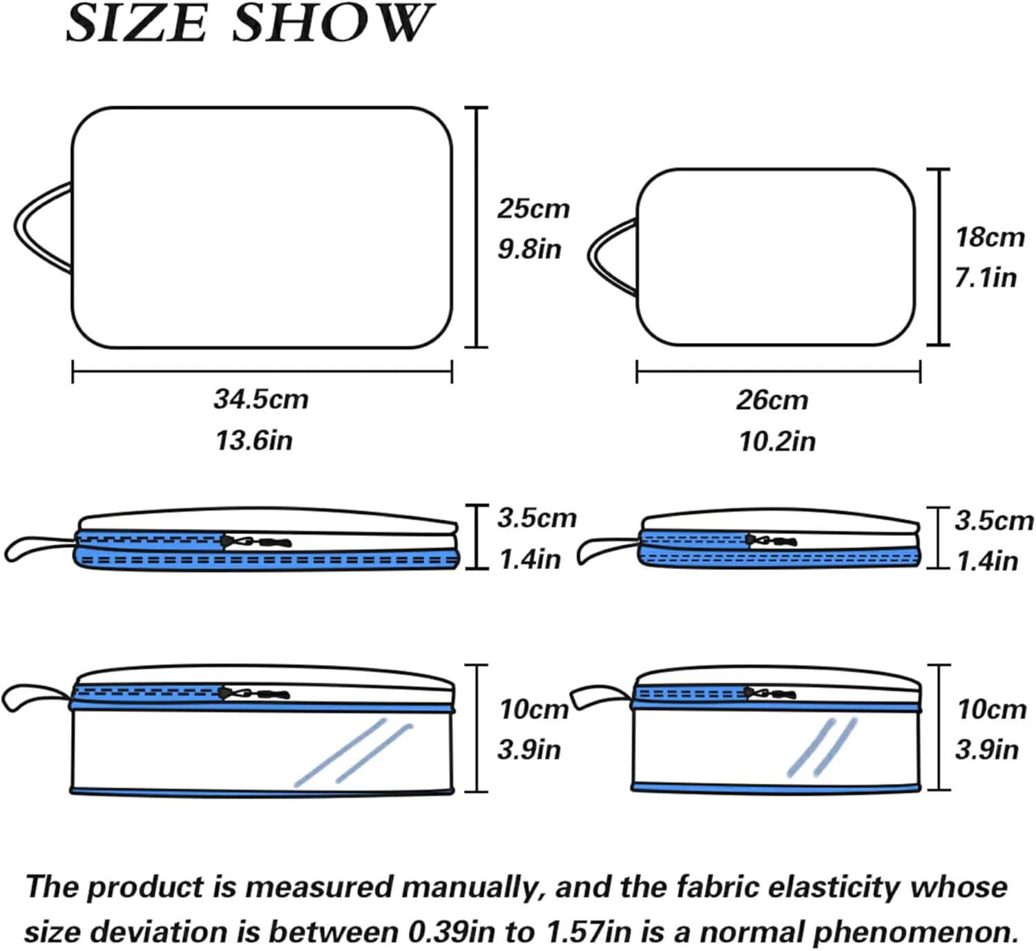 MNSRUU Compression Packing Cubes for Suitcases 3 Set, Cherries with Flowers on Black Travel Luggage Organiser Portable Toiletry Storage Bags for Clothes Shoes Home Storage