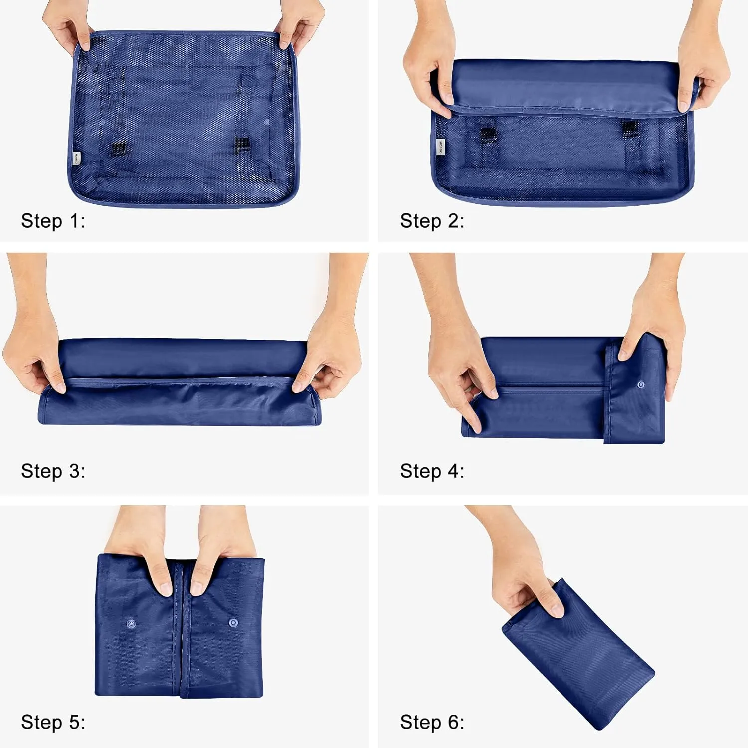Mossio 9 Set Packing Cubes with Shoe Bag & Electronics Bag - Luggage Organizers Suitcase Travel Accessories