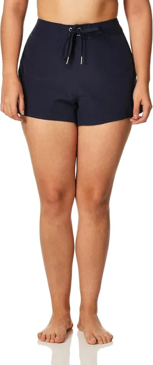 Nautica Women's Board 3 Inseam  Quick-Dry Swim Shorts, Surf, Beach Wear, Bikini Cover-up