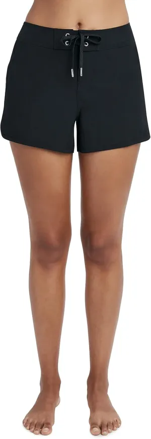 Nautica Women's Board 3 Inseam  Quick-Dry Swim Shorts, Surf, Beach Wear, Bikini Cover-up