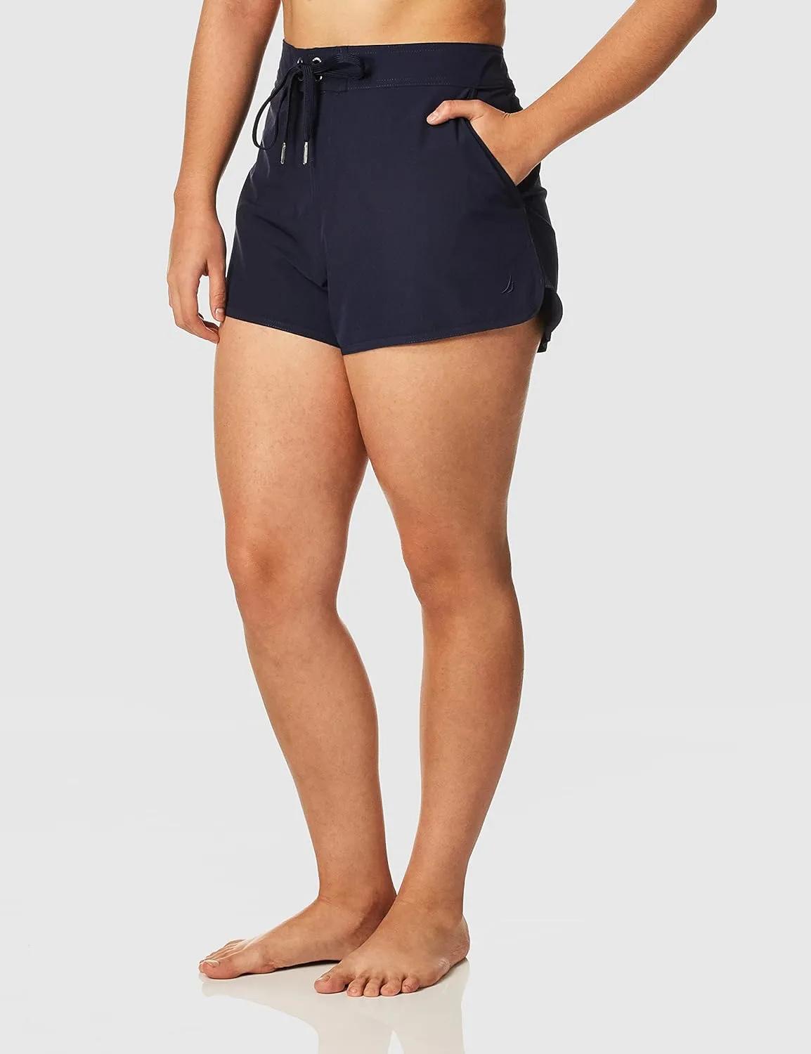 Nautica Women's Board 3 Inseam  Quick-Dry Swim Shorts, Surf, Beach Wear, Bikini Cover-up