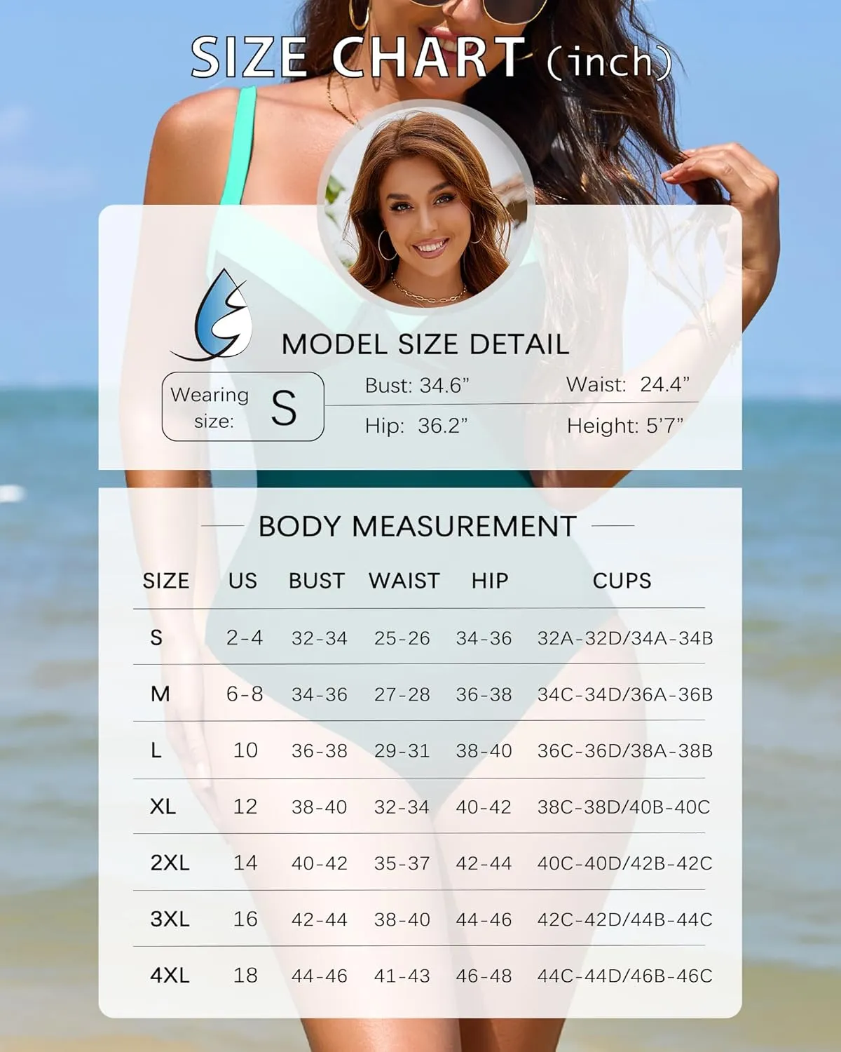 One Piece Swimsuit Women Tummy Control Push Up Underwire Swimwear Cheeky Bathing Suit Color Block Monokini