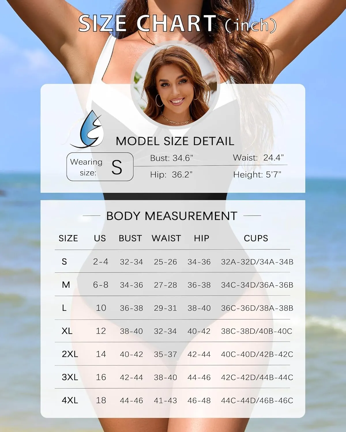 One Piece Swimsuit Women Tummy Control Push Up Underwire Swimwear Cheeky Bathing Suit Color Block Monokini