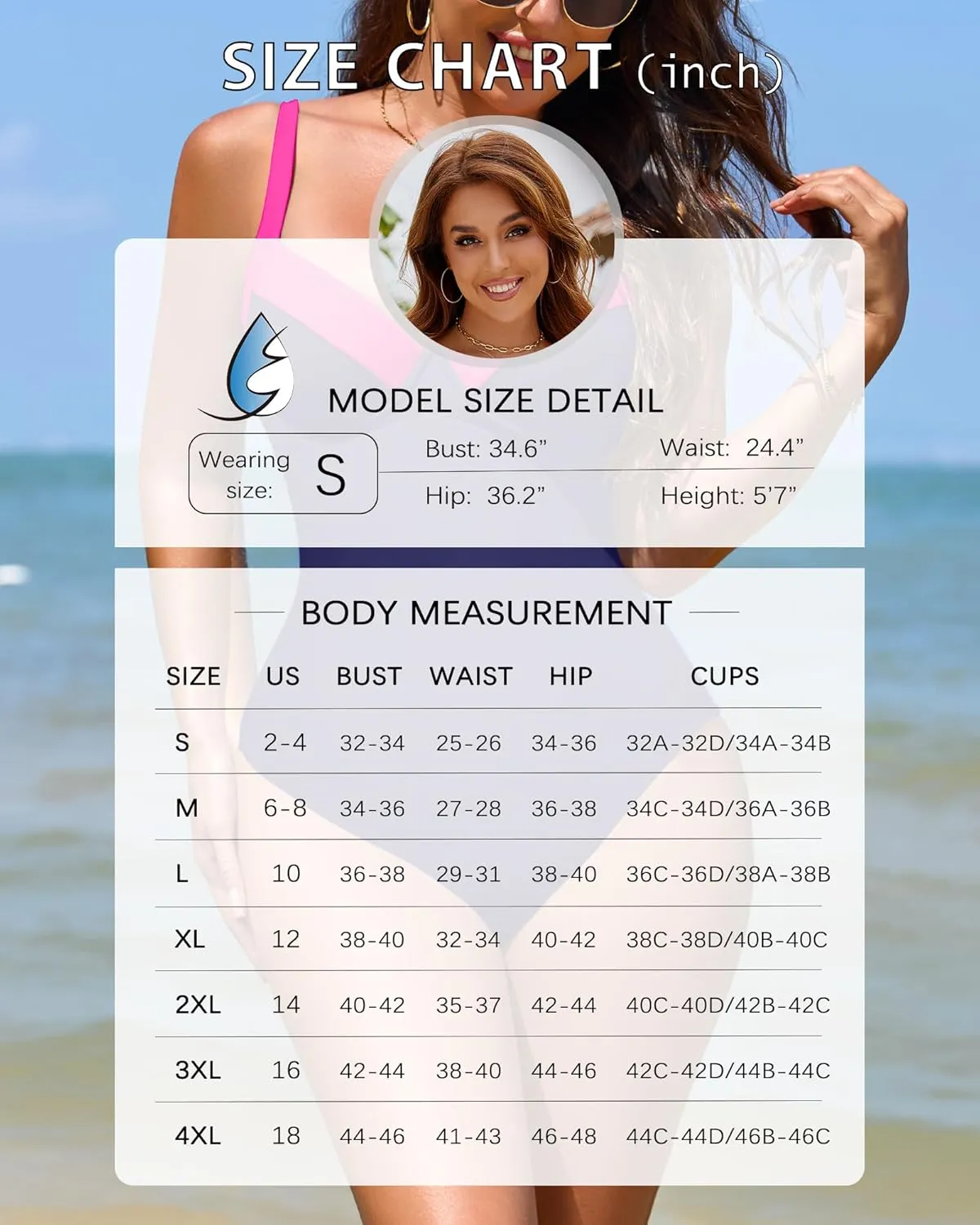 One Piece Swimsuit Women Tummy Control Push Up Underwire Swimwear Cheeky Bathing Suit Color Block Monokini