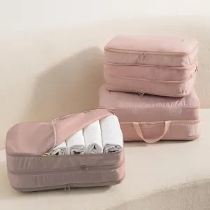 Packing Cubes for Travel - Double Layer Luggage Organizer Bags - Clothing Bag - Space Saving Travel Bags - Compression Organizer Split Bag, Lightweight Zipper, for Carry Clothes, Shoes