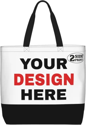 Personalized Tote Bag Custom Tote Bags with Logo Design Your Own Image Custom Bag