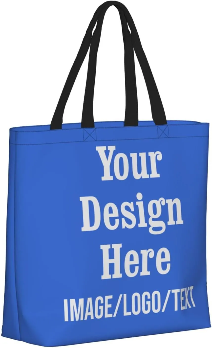 Personalized Tote Bag Custom Tote Bags with Logo Design Your Own Image Custom Bag