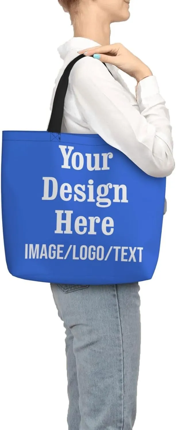 Personalized Tote Bag Custom Tote Bags with Logo Design Your Own Image Custom Bag