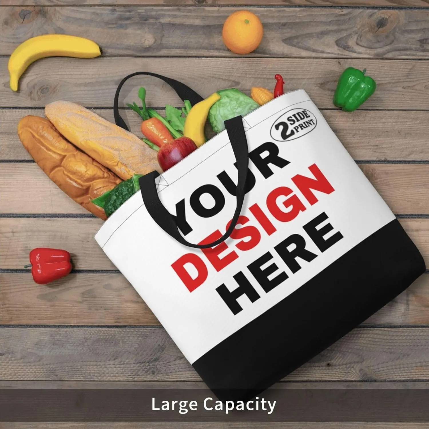 Personalized Tote Bag Custom Tote Bags with Logo Design Your Own Image Custom Bag