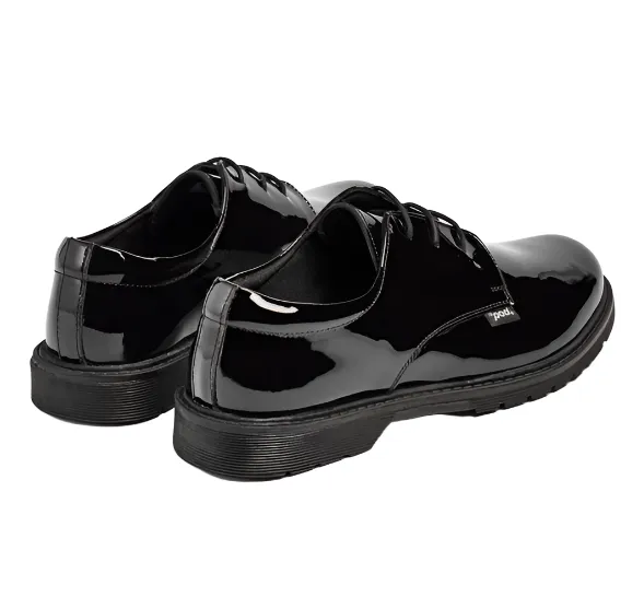 POD Girls School Shoe Bria Black Patent