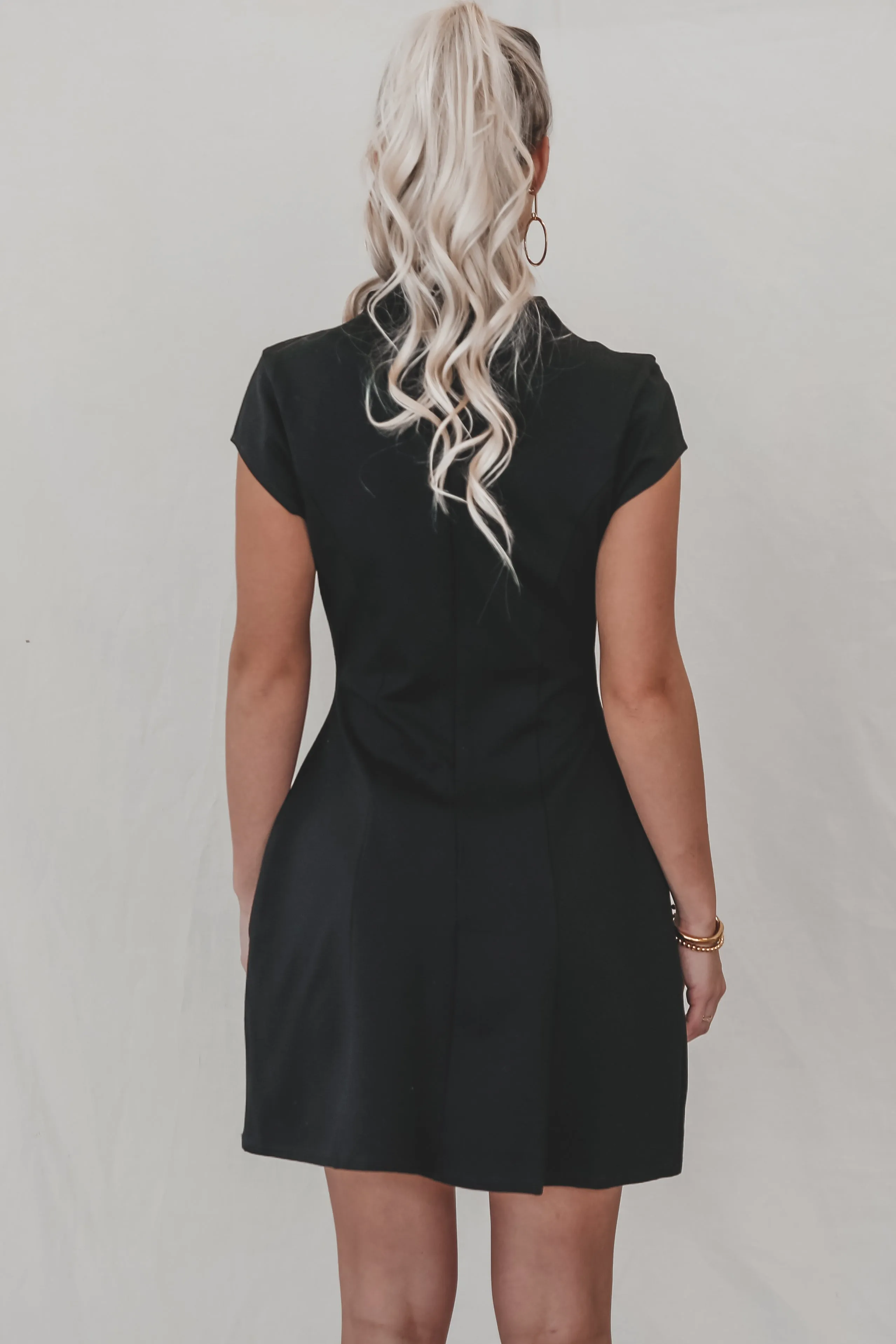 Queen Of The Game Short Sleeve Mini Dress