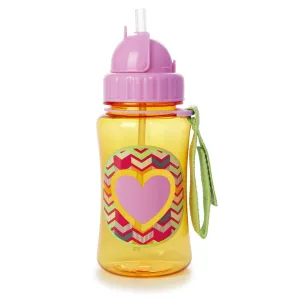 Skip Hop 350ml Forget Me Not Straw Bottle - Heart
