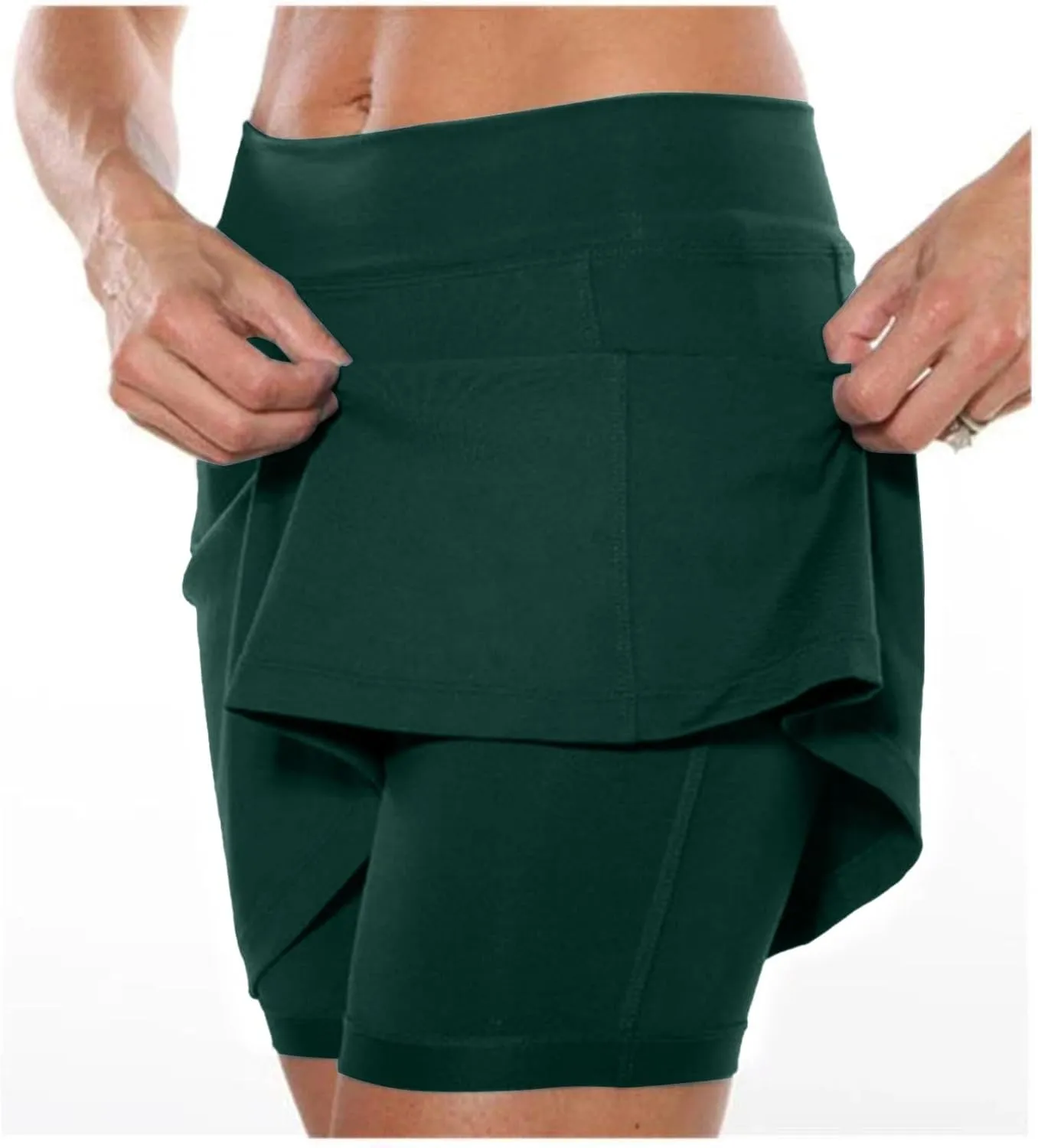 Skorts for Woman Dressy Casual High Waist Tennis Skirt Athletic Golf Skorts with Pockets Summer Gym Workout Outfits