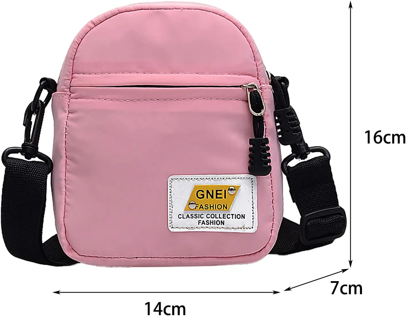 Small Purse Cute Tote Handbag 2025 Korean Fashion Simple Casual One Shoulder Crossbody Nylon Small Square Bag