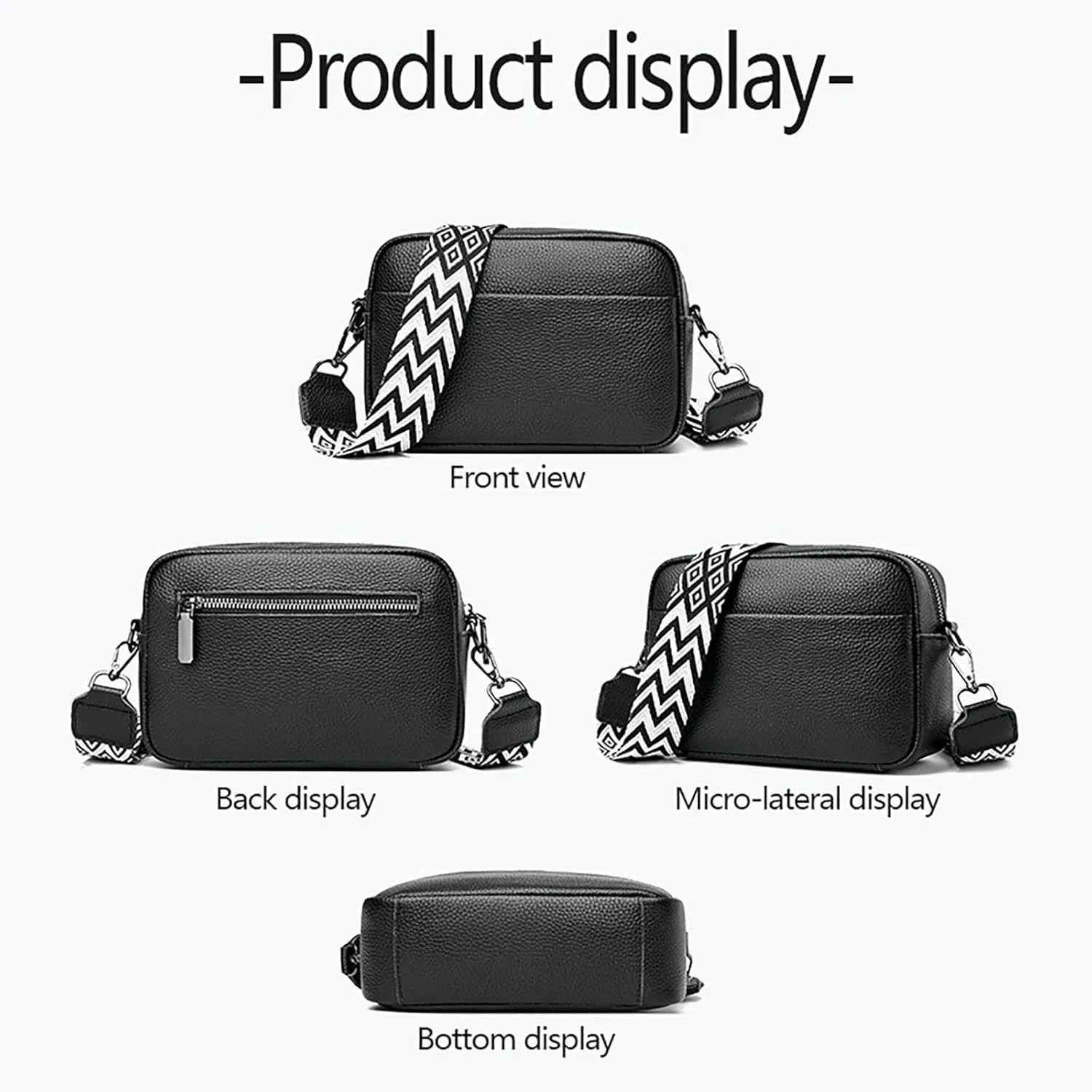 Small Sling Backpack Crossbody Bag 2023 Fashion Simple One Shoulder Crossbody Bag Vintage Shoulder Strap Cowhide