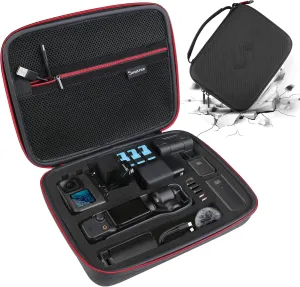Smatree 4L Hard Carrying Case Compatible with DJI Osmo Pocket 3/Gopro 13/12/11/10/9/8/7/6/5/2018/Osmo Action 4 and Accessories (Case Only)