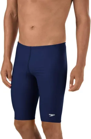 Speedo Men's PowerFLEX Eco Solid Jammer Swimsuit