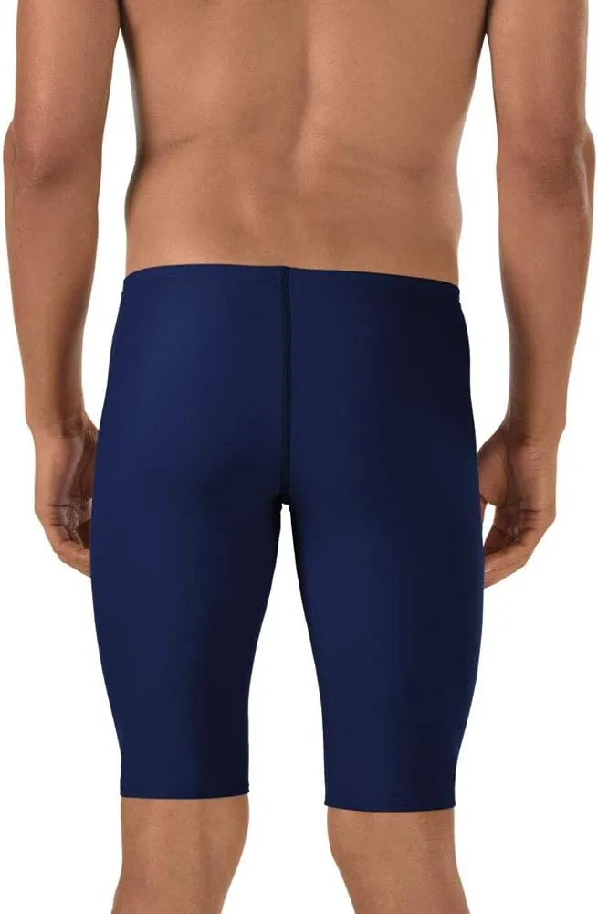 Speedo Men's PowerFLEX Eco Solid Jammer Swimsuit