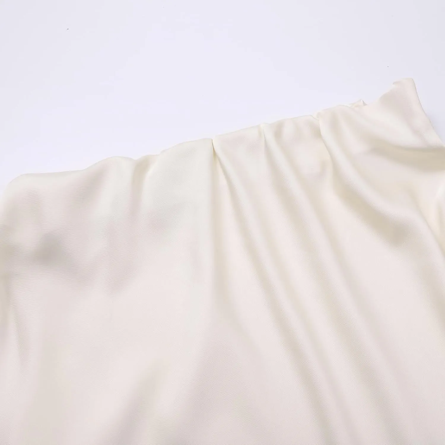 Spring Summer Skirts Satin Skirt High Waisted Maxi Wedding A Line Long Skirts Women's Short Skirt
