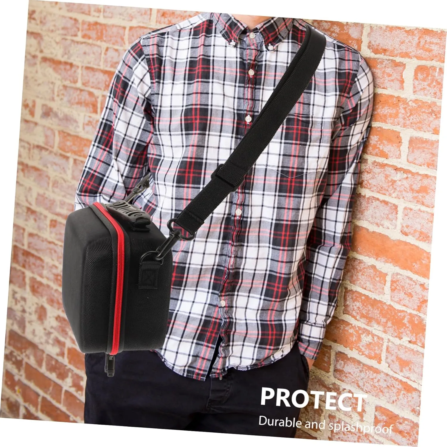 STOBOK Small Camera Bag Portable DIY Photography Storage Pouch with Compartments for Easy Organization for Travel and Digital Accessories