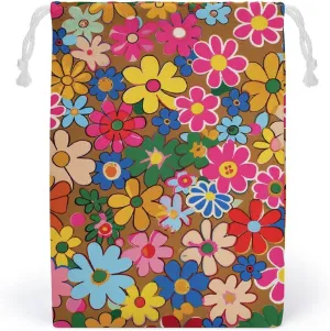 Storage Bags Makeup Bag Toy Bag Reusable Bags Toiletry Bright Flower Style Printed Organizer Multi Purpose Foldable Ditty Bag Travel Pouch