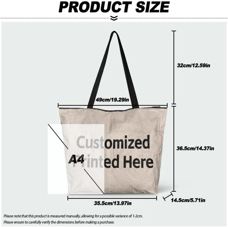 Summer Pineapple Watermelon 14'' Tote Bags, Cartoon Cat Corgi Dog Shoulder Bag, Tropical Island Scenery Handbags