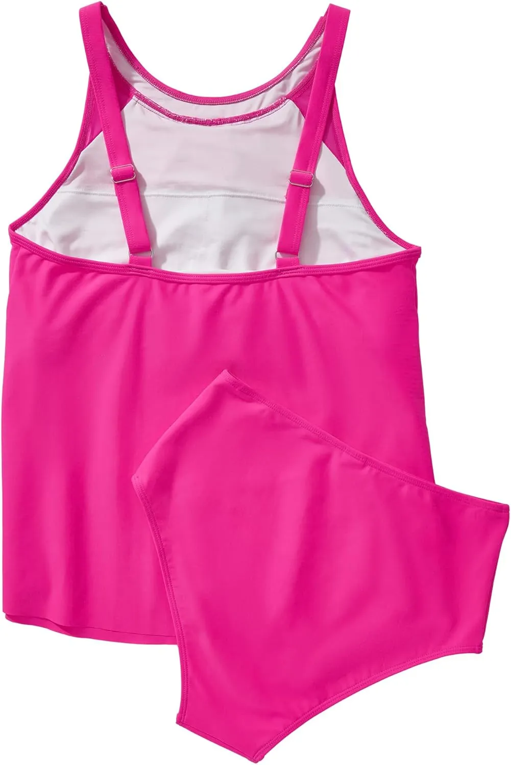 SUUKSESS Women Tummy Control Tankini Bathing Suit Ruffle High Waisted Swimsuit