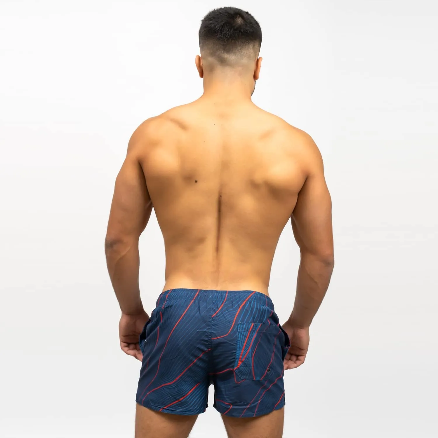 Taddlee Swimwear Men's Beach Swim Boxer Trunks Board Shorts Swimsuits Square Cut