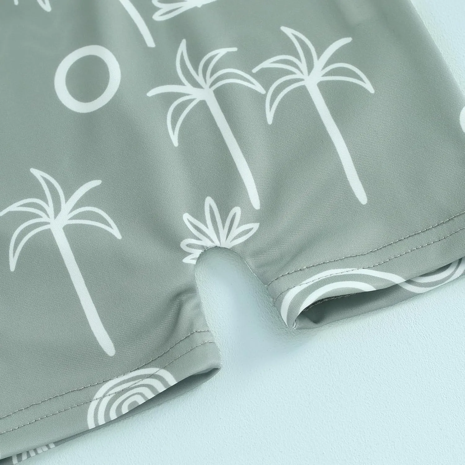 Toddler Infant Baby Boys Swimsuit One Piece Zipper Rash Guard Sea Animal Print Bathing Suit Swimwear