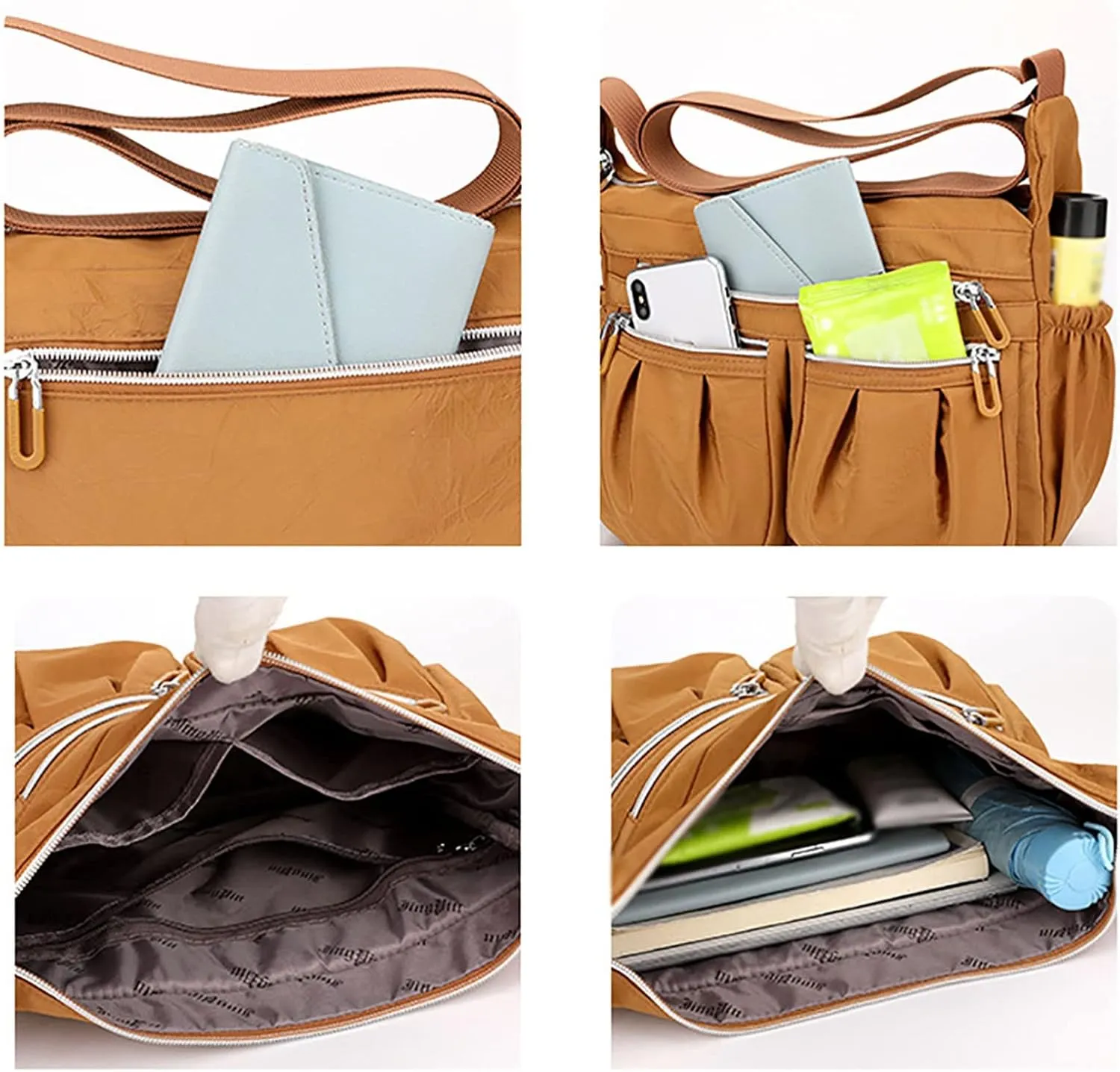 Tote Bag For Women Casual Leather Retro Shoulder Bags Versatile Cross Body Handbags For Shopping Travel Essential A
