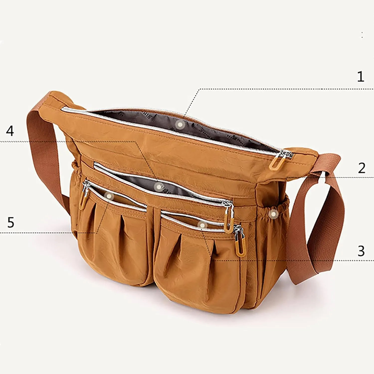 Tote Bag For Women Casual Leather Retro Shoulder Bags Versatile Cross Body Handbags For Shopping Travel Essential A