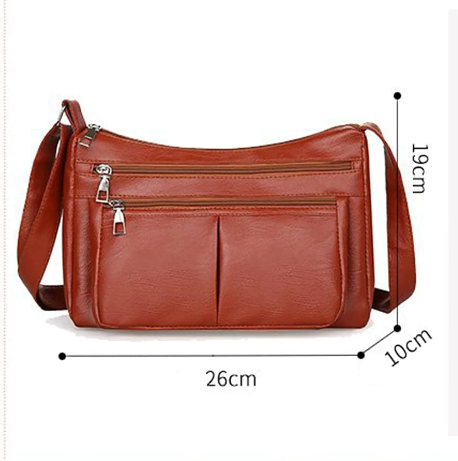 Tote Bag For Women Casual Leather Retro Shoulder Bags Versatile Cross Body Handbags For Shopping Travel Essential X