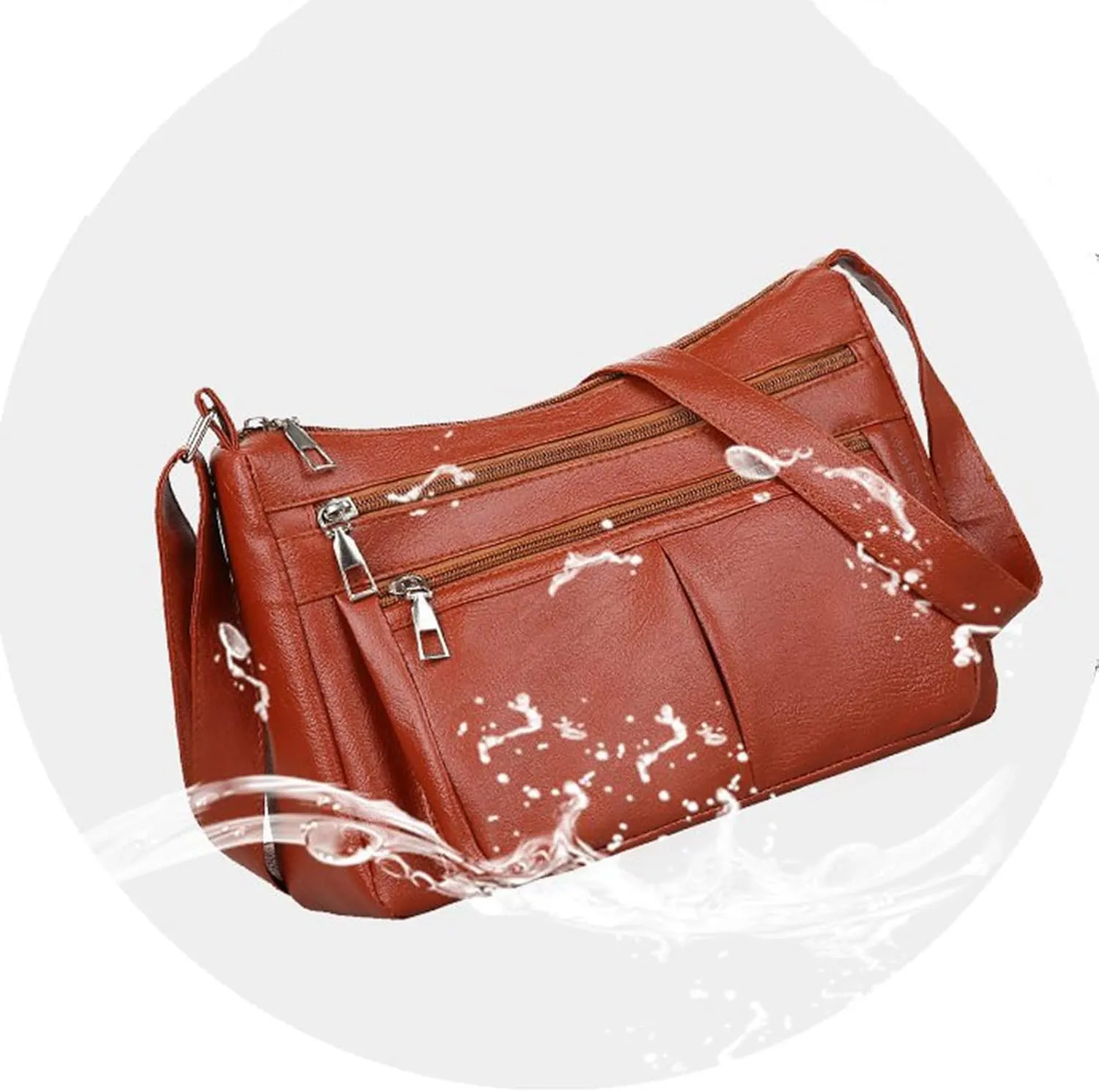 Tote Bag For Women Casual Leather Retro Shoulder Bags Versatile Cross Body Handbags For Shopping Travel Essential X