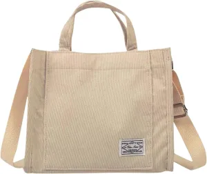 Tote Bag For Women Corduroy Shoulder Bags Travel Large Handbags Woman Satchel Hand Bag For Shopping Travel Essential