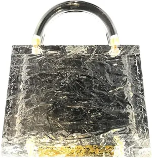 Tote Bag for Women, Transparent Acrylic Handbag Wedding Clutch Bags Women Chain Shoulder Bag Accessories