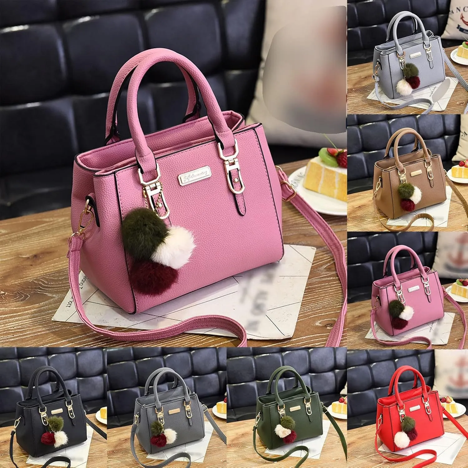 Tote Bag For Women Velvet Handbags Messenger Bag Large Capacity Handbag Fashion Womens Bag For Shopping Travel Essential T