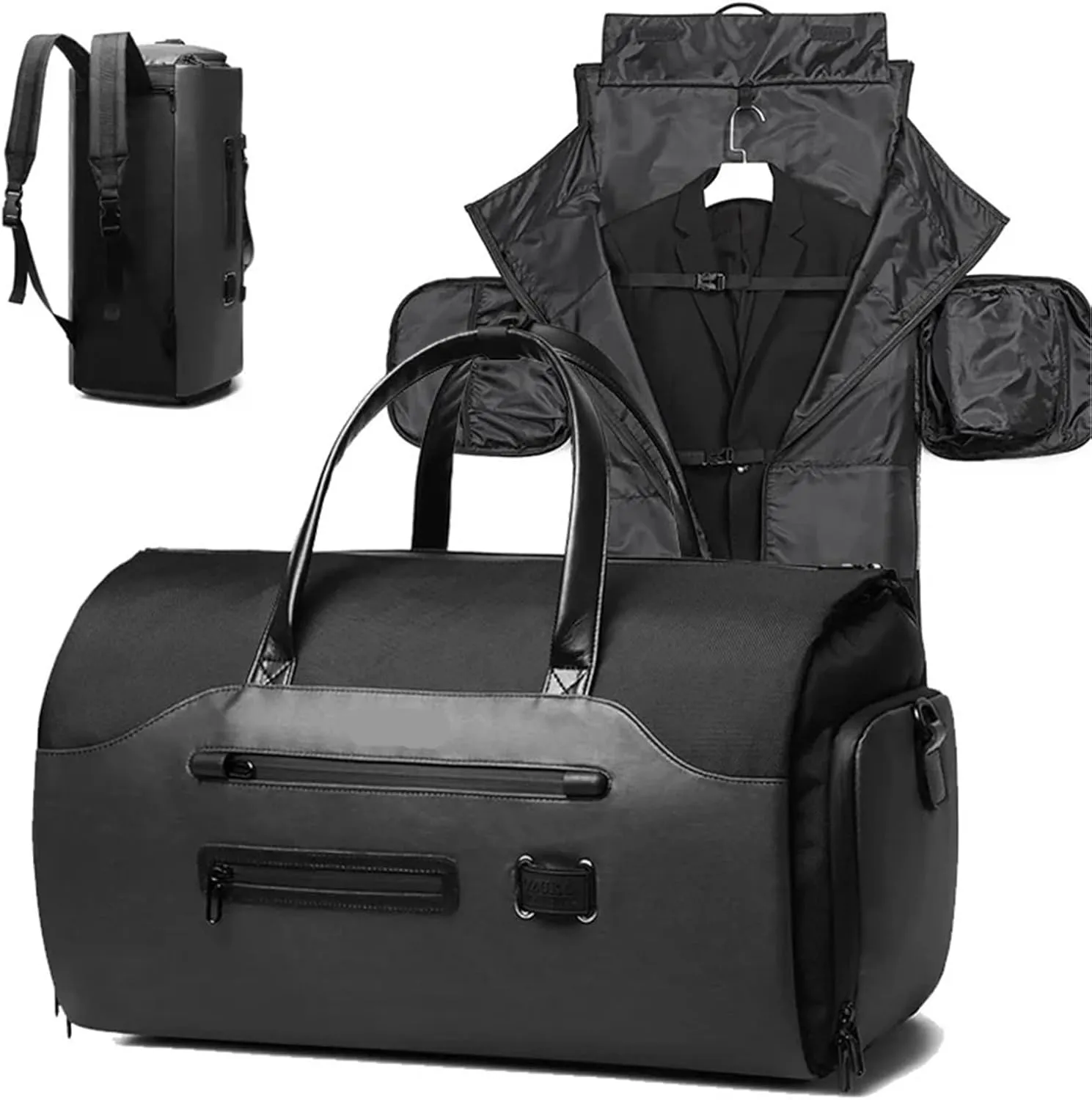 Travel Bag Business Garment Bag Men Large Capacity Suit Storage Travel Bag With Shoes Bag Gym Bag Shoulder Bags For Yoga(Dark Gray)