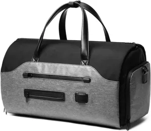Travel Bag Business Garment Bag Men Large Capacity Suit Storage Travel Bag With Shoes Bag Gym Bag Shoulder Bags For Yoga(Dark Gray)